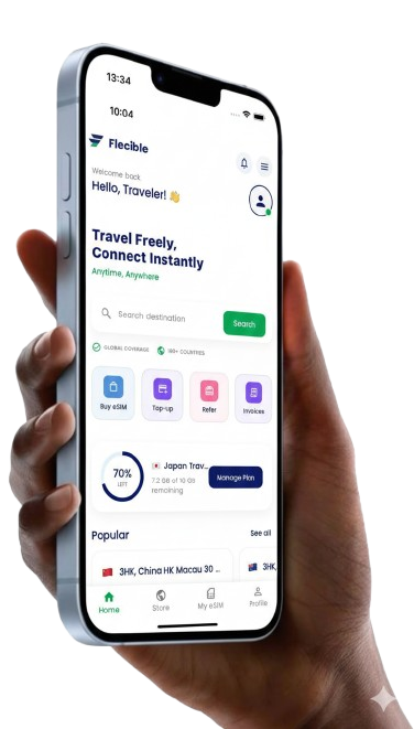 Phone scanning QR code